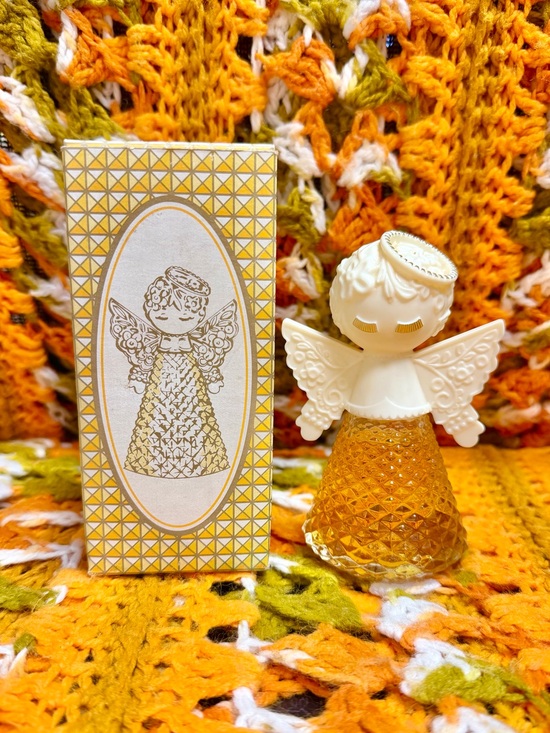 Avon Other - 70s Vintage 🌼 NOS Avon Heavenly Angel “Here’s My Heart” Decanter Figurine